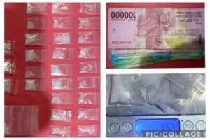 Polres Pelabuhan Tanjung Perak Ungkap Peredaran Narkoba, Satu Tersangka dan 28 Poket Sabu Diamankan